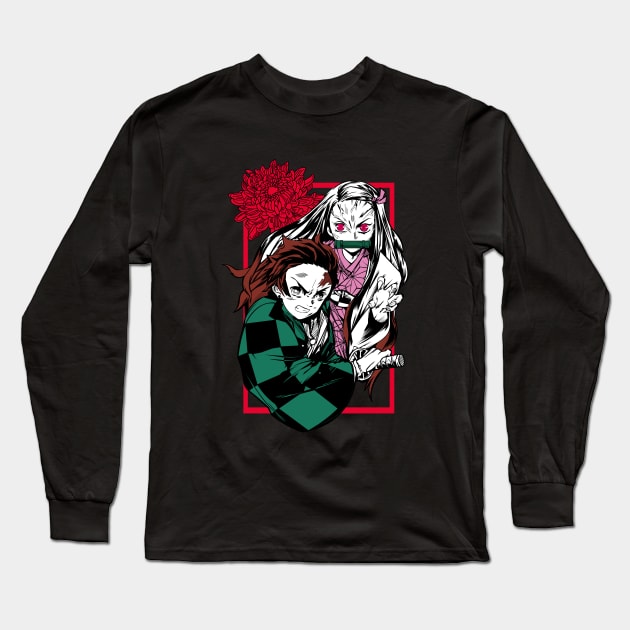 demon slayer Long Sleeve T-Shirt by Demonstore